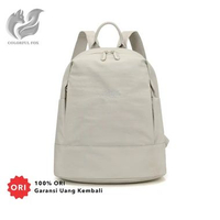 FOX 1260 Tas Ransel Wanita Backpack Wanita Remaja Tas Bahan Anti Air Off White