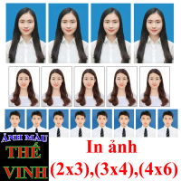 In Ảnh Thẻ 2x3, 3x4, 4x6, Ảnh Chất Lượng Cao, Màu Đẹp - Ảnh Màu Thế Vinh