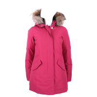 Woolrich Arctic Parka 抗寒耐低溫可拆毛領桃紅色連帽羽絨外套