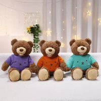 Love Sweater Teddy Plush Toys Kawaii Teddy Bear Toys For kids Baby Stuffed Plush Bear Smile Teddy Toy For Girls Birthday Gifts