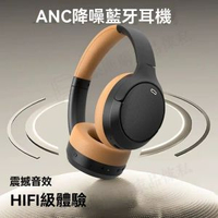 內地直送 - ANC 降噪耳机 头戴式蓝牙耳机 超长续航耳麦 高音质重低音耳机
