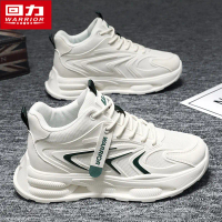 Warrior Men's Shoes New Trendy Casual All-Matching Sports High-Top Shoes Men's Platform Dad Shoes Te