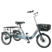 Folding tricycle pedal scooter for the elderly household small bicycle adult leisure.