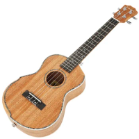 26 Inch Tenor Ukulele Mahogany Full Solid Wood Four Strings Guitar Small Guitar for Beginner Professional Ukelele
