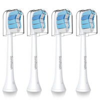 【美國代購】靈敏的替換牙刷頭 相容所有飛利浦飛利浦Sonicare電動牙刷 4件裝