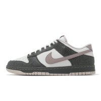 Nike 休閒鞋 Dunk Low SE 男鞋 深灰 紫 藕粉 蛇紋 鱗片 HV6932-299