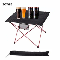 Outdoor Camping Table Camping Aluminium Alloy Picnic Table Waterproof Ultra-light Durable Folding Table Desk For Picnic&amp; Camping