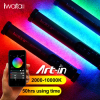Iwata Master S RGB Light Tube Handheld LED Light Photography Lighting Stick for Studio Photo Video Soft Tube Llight
