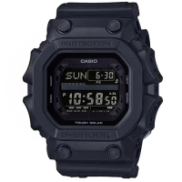 【CASIO】卡西歐G-SHOCK 太陽能鬧鈴電子錶-黑(GX-56BB-1 台灣公司貨)