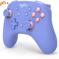 PXN 9607 Wireless Switch Pro Controller for Nintendo Switch/Switch Lite Joystick Ios 16 PC Gamepad For Steam Games TURBO Blue