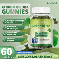 PROMO GINKGO BIYODE GUMMY HELP FOCUS & REDUCE STRESS 120mg Pure Ginkgo Biloba Leaf Extract For Memor