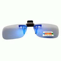 【Z-POLS】新一代頂級濾藍光+偏光+抗UV400夾式眼鏡(近視族必備夾式眼鏡 輕巧上市)