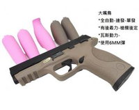 【翔準軍品AOG】大嘴鳥 沙色 連發 AUTO WE 台灣製瓦斯 手槍 金屬 短槍 生存遊戲專用D-02-82-8-5