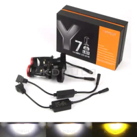 H4 LED Lights Car Headlight H4 Projector Lens Canbus 3000K 4300K 6000K Lamp Bulb Auto LED Headlights Mini Lampada 30000LM Lamp