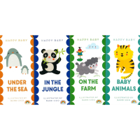 Bookxcess - HAPPY BABY : LEARNING SET ANIMALS (4 BOOKS) Books