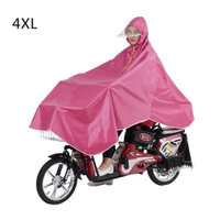 單人騎行雨披雨衣電動車腳踏車男女透明帽檐