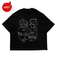 Produksi Indonesia Roofair T-shirt Boxy Oversized 24s Heavyweight - Black Mind Krnczlkiqws