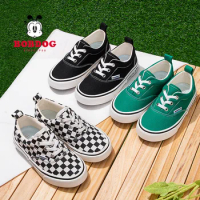 Girl Sneakers 2024 Spring Autumn New Boy Shoes Kids Jelly Color Canvas Shoes Casual Lace Up Classic Flats Children Shoes