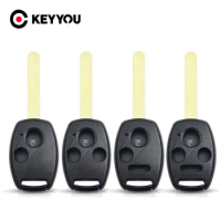 KEYYOU 10PCS Replace 2/3/4 Buttons Key Shell Remote Cover Case For Honda Accord Civic Insight Ridgeline 2003 2008 2009