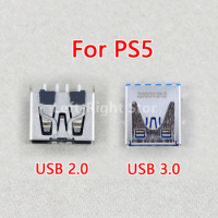 2PCS USB 2.0 Socket Hi USB A connector For PS5 Playstation 5 Console USB Video TV Interface Jack 3.0 3.0USB Socket