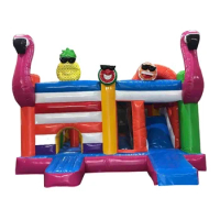 Trampoline Castle For Kids Factory Wholesale White Inflatable Rainbow Jumping Bouncy
