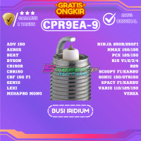 BUSI RACING SUPER IRIDIUM CPR9EA-9 BEAT,SCOOPY,VARIO,R15,NMAX,BYSON,AEROX,CBR150 Karbu Asli Gas Loga