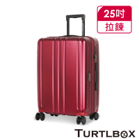 【TURTLBOX 特托堡斯】25吋 TB5 行李箱 100%全新德國拜耳PC材質 擴充版型 日本Hinomoto雙排輪