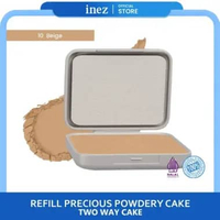 INEZ Refill Precious Powdery Cake Bedak Isi Ulang Inez Beige -10