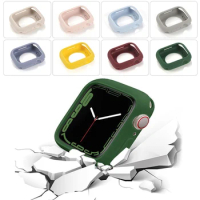 Soft Silicone Cover Bumper For Apple Watch Se 6 5 4 44mm 40mm 38 42mm Cute Protective Case For iWatch 8 7 Ultra 41mm 45mm case