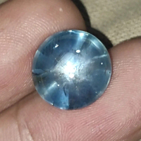 Blue Safir Sapphire Star 12 Ct Srilanka Ceylon Batu Permata Asli Berkualitas Tinggi
