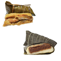 【南門市場南園老店】兩件組-湖州豆沙粽5入 280g/入+湖州鮮肉粽5入 280g/入(端午節預購 湖州粽)
