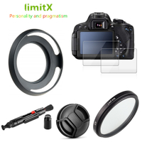43mm UV lọc ống kính mui xe cap làm sạch bút 2X LCD bảo vệ màn hình cho Panasonic Lumix lx100Mark II lx100ii lx100m2 máy ảnh