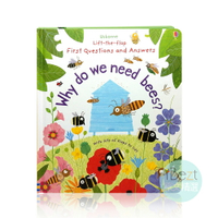 Usborne Lift-the-Flap First Questions and Answers | Why do we need bees | 外文 | 繪本 | Usborne | 翻翻 | 知識 | 百科 | 科學 | 物理 | 自然 | 蜜蜂 |