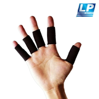 LP SUPPORT 加長型 指關節護套 護指套 籃球手指套 護手指 黑 5入裝 653【樂買網】