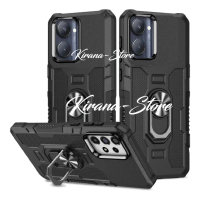 CASE HP UNTUK REALME C33 CASING HIT RING EYE MAGNET HARDCASE ROBOT NEW COVER black blue Green Handph