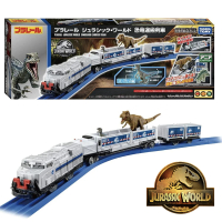 【TAKARA TOMY】PLARAIL 侏羅紀世界恐龍列車(附小藍一隻 無軌道)