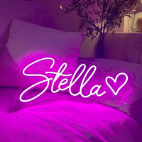 Custom Neon Signs led name sign neon sign for wall decor led name signs personalized Logo Room Weddi