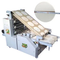 Automatic Empanada Dumpling Skin Wrapper Making Machine Chapatti Roti Arabic Pita Flour Tortilla Maker