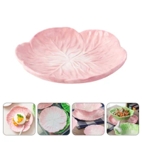 Cabbage Plate Ceramic Bowl Cartoon Ceramics Baby Plates Chinese Kids Tableware Children Food Gift Tray