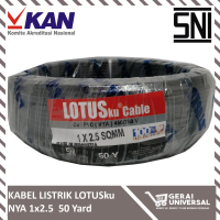 Kabel Listrik Kawat NYA 1x2.5 1x2,5 50 Yard (50Y) LOTUSku