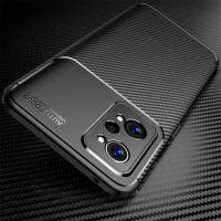 For Realme GT 2 Pro Case Matte Carbon Fiber Back Cover Realmi GT2 GT 2Pro GT2Pro Soft Silicone Bumper Protect Funda RealmeGT2Pro