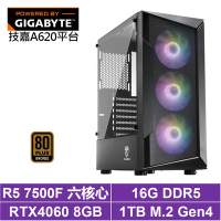 技嘉A620平台[保護傘K2EC]R5-7500F/RTX 4060/16G/1TB_SSD