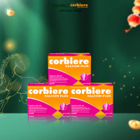 Bộ 3 Thực phẩm bảo vệ sức khỏe Corbiere Calcium Plus Mới - Canxi hữu cơ + D3 + K2