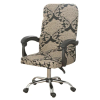 Elastic Office Lift Computer Chair Cover Modern Anti-dirty Boss Rotating Chair Seat Case Removable Slipcovers Armchair Work Seat