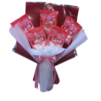Marsmallow Mini Snack Isi 5 Pcs Manis Dalam Kemasan Buket Valentine Love Gift Jajanan Makanan Gift F