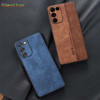 Leather Case for Samsung Galaxy S20 FE Case Ultra Thin Cube Pattern Full Protect Cover for Samsung S21 S20 FE S21FE S20FE Case