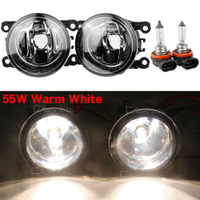 belook ไฟตัดหมอกหน้ารถยนต์ 2 ชิ้น 55W 100W พร้อมหลอดไฟ LED ฮาโลเจน สำหรับ Citroen C4 Grand Picasso P