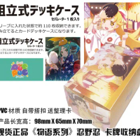 Anime Oshino Shinobu Ononoki Yotsugi Tabletop Card Case Japanese Game Storage Box Case Collection Holder Gifts Cosplay Figure