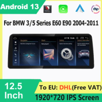 Snapdragon Android 13 Car Multimedia Player For BMW 3 / 5 Series E90 E60 E61 E63 E64 2005-2010 Carplay Auto Radio GPS Stereo DSP