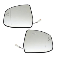 Auto Heated Blind Spot Warning Wing Rear Mirror Glass For Ford Focus MK2 2008 2009 2010 Focus MK3 2010-2018 Mondeo MK4 2010-2014